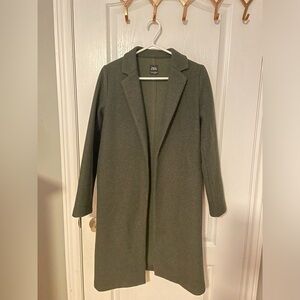 Zara trench coat, green, barely worn